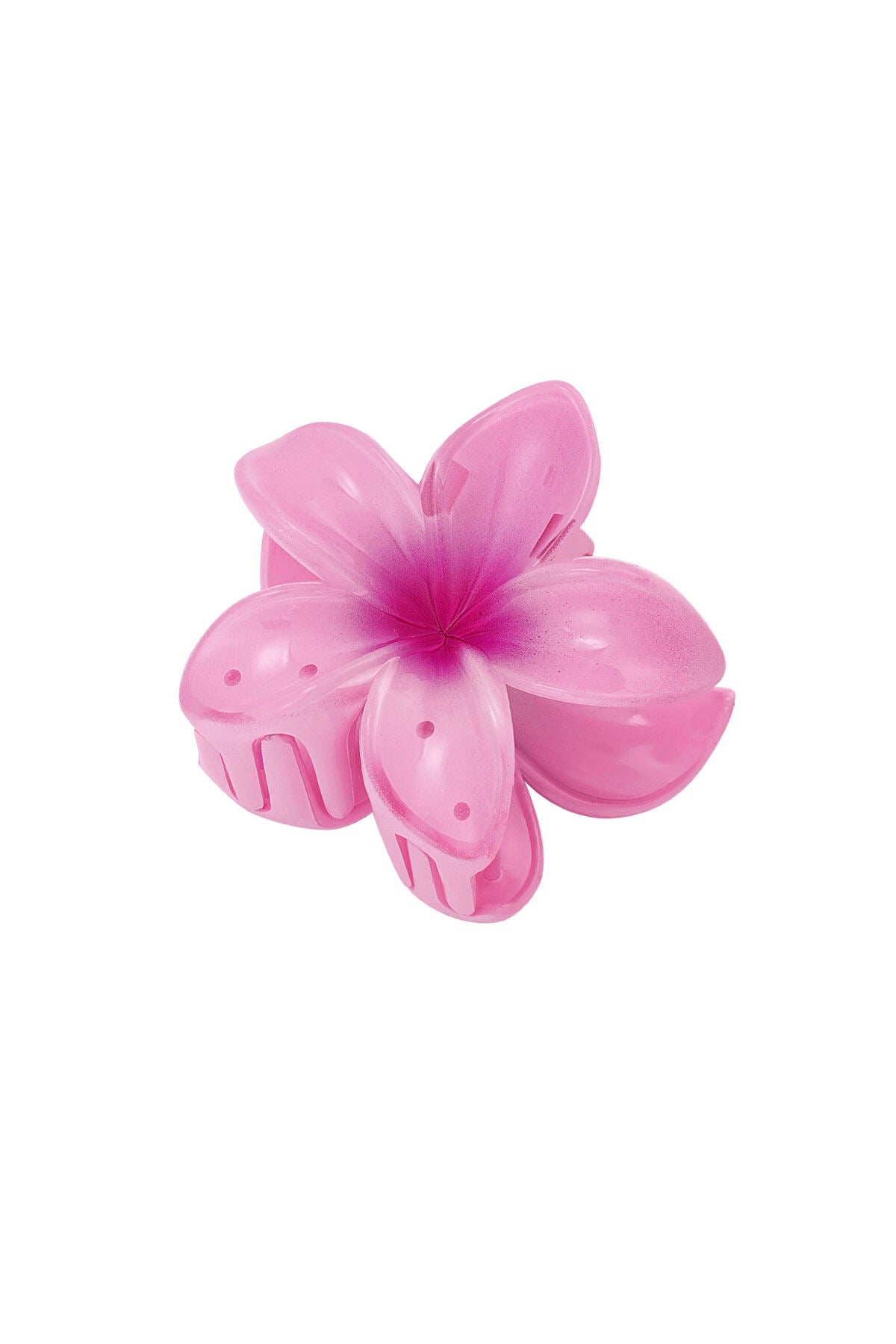 Charming Plastic Flower Hair Clips for Women