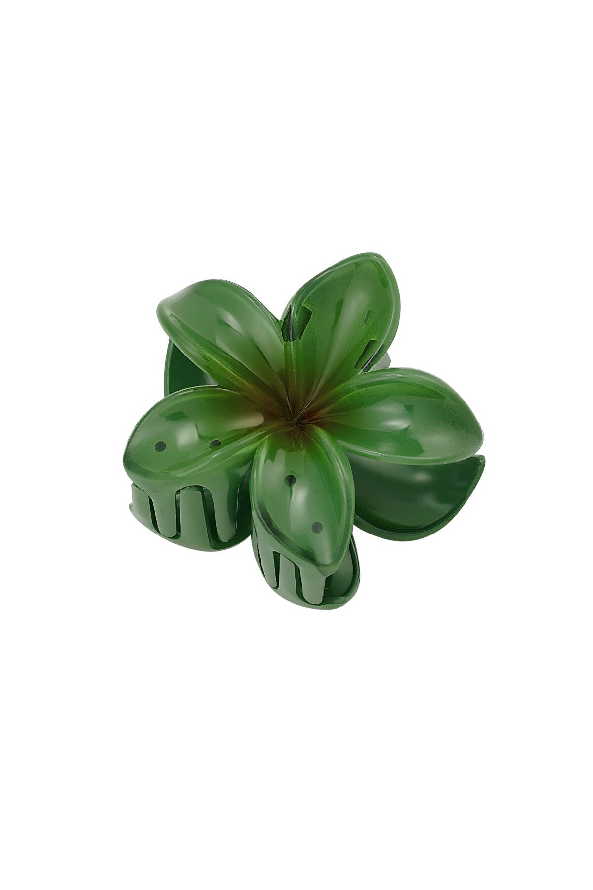 Charming Plastic Flower Hair Clips for Women