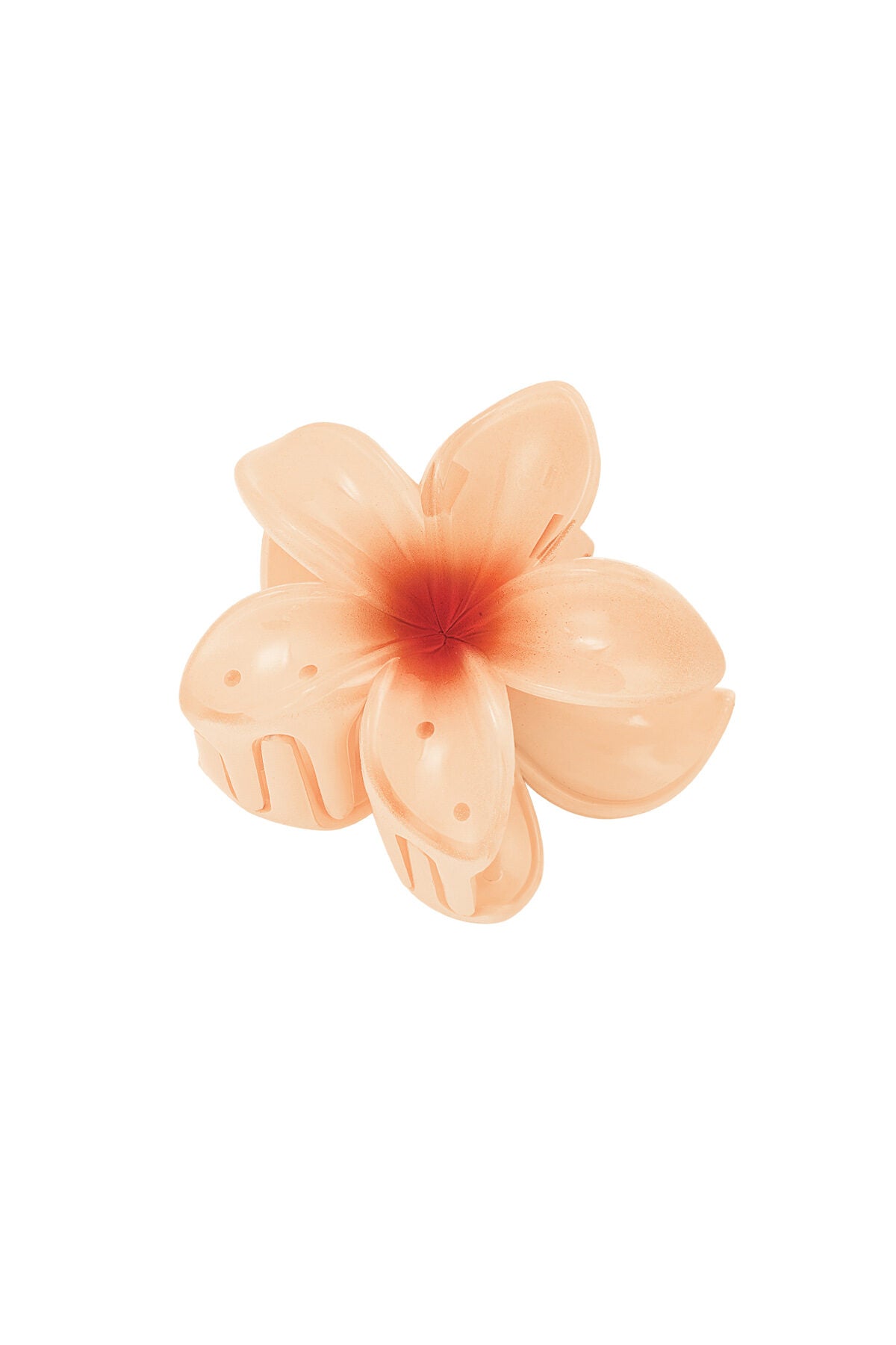 Charming Plastic Flower Hair Clips for Women