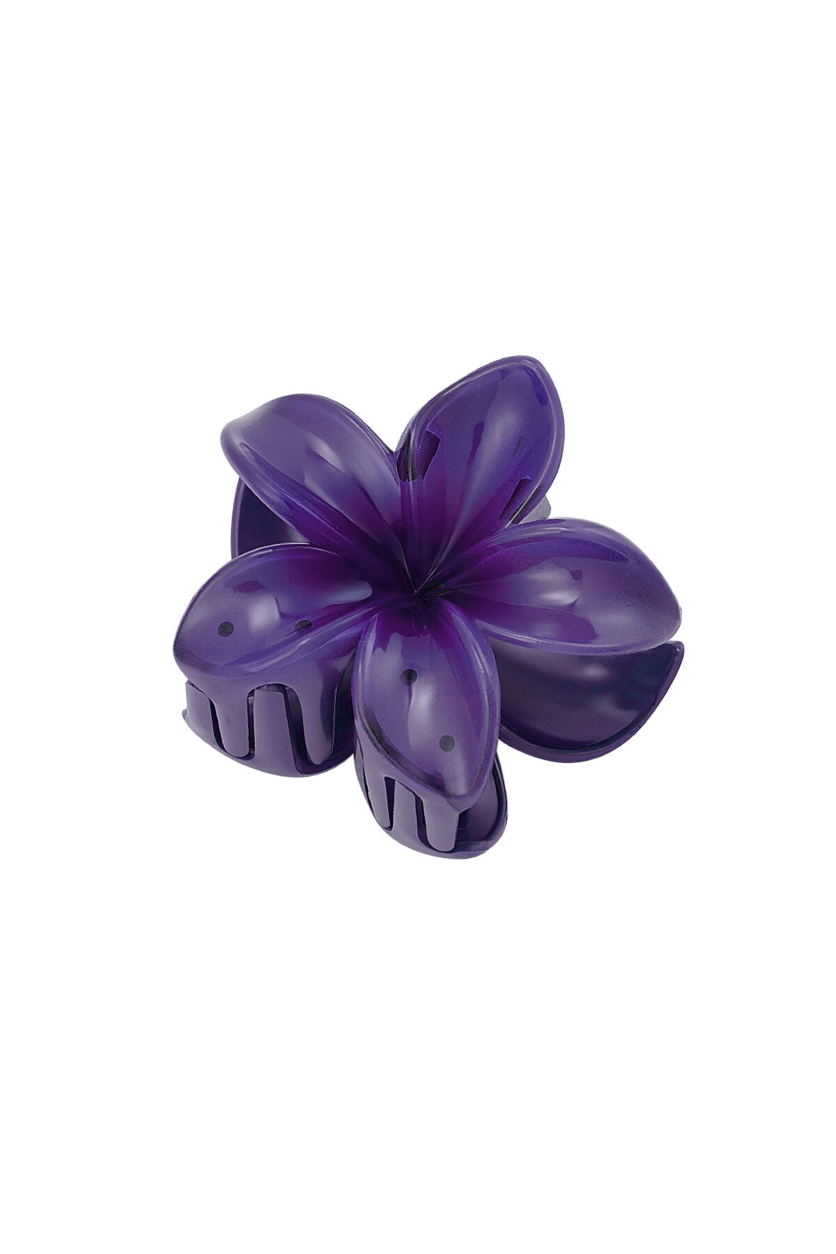 Charming Plastic Flower Hair Clips for Women