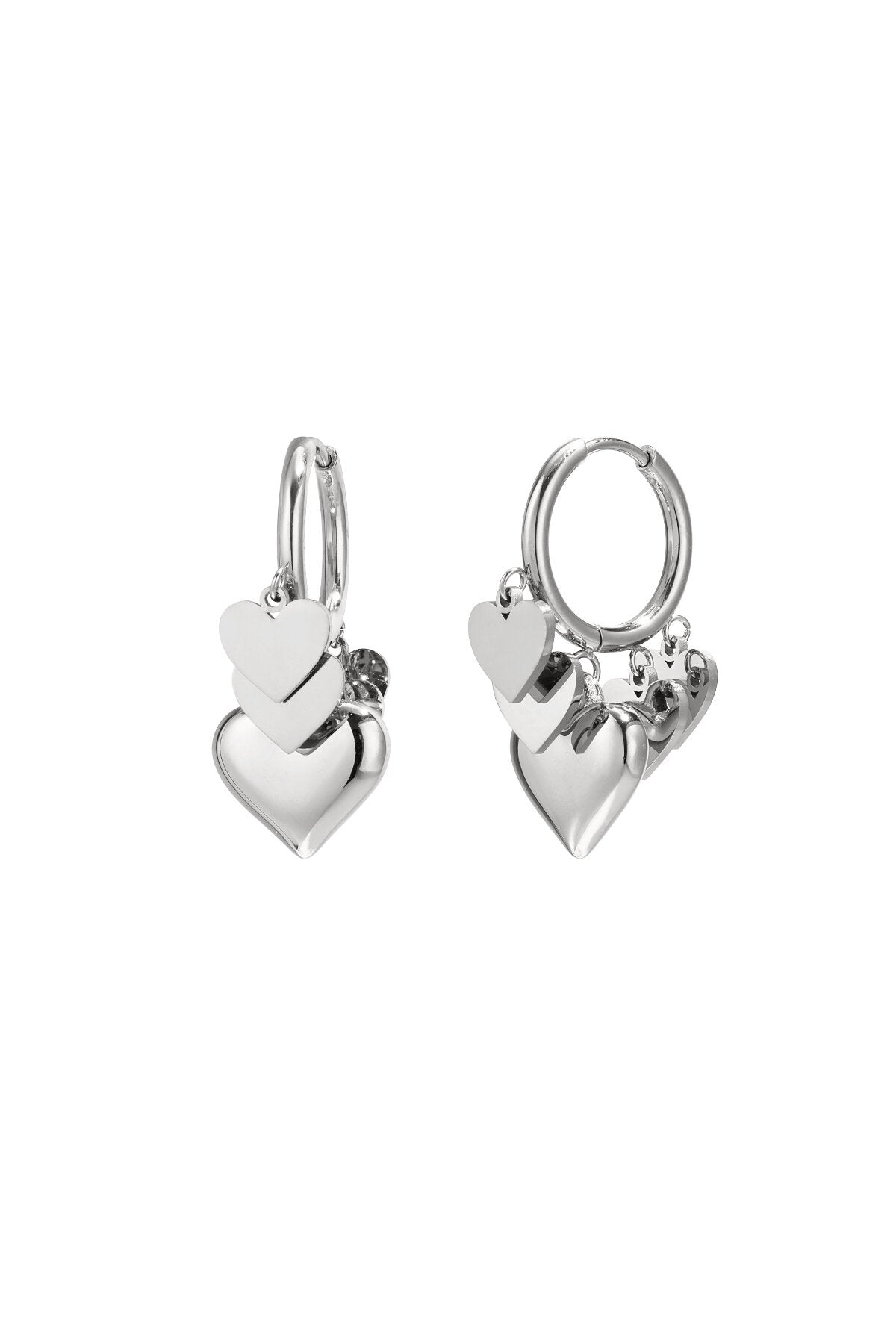 Elegant Heart-Shaped Drop Earrings for Everyday Glam