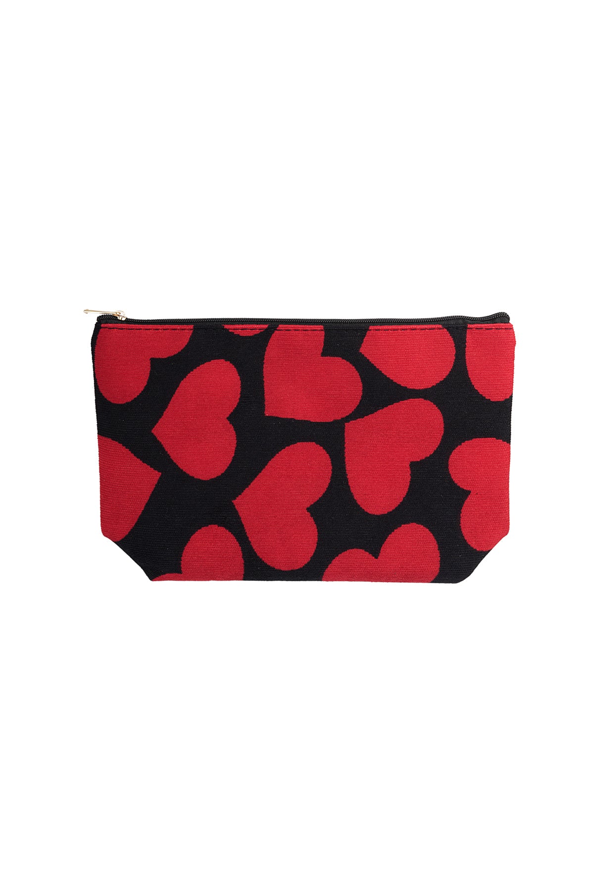 Chic Red and Black Makeup Bags for Daily Use