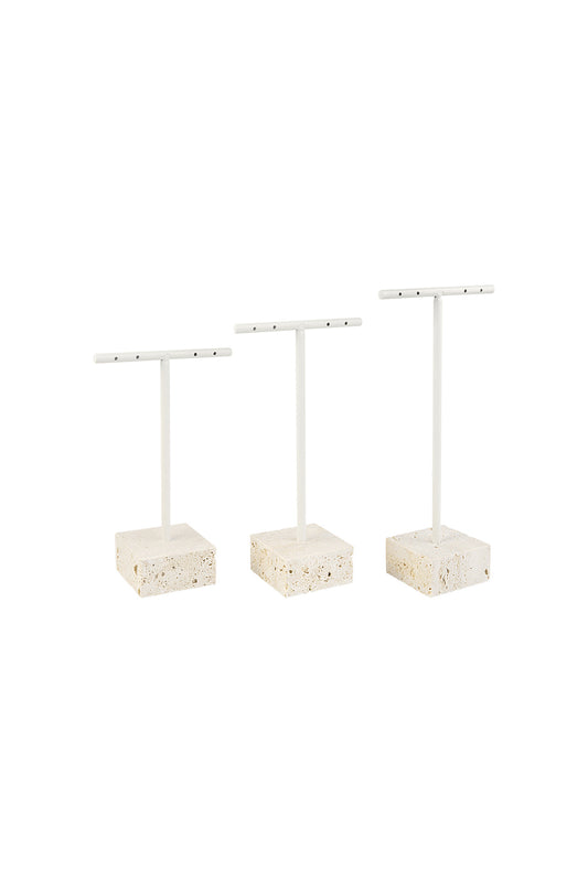 Elegant Off-White Earrings Display for All Occasions