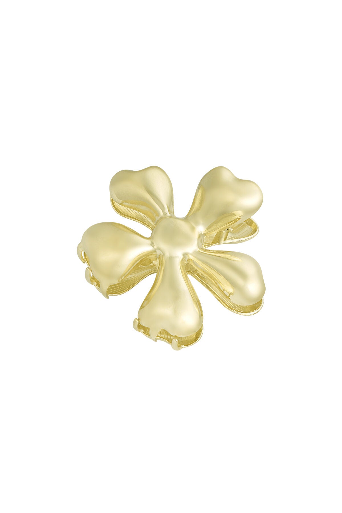 Elegant Gold Alloy Hair Clip for Stylish Looks