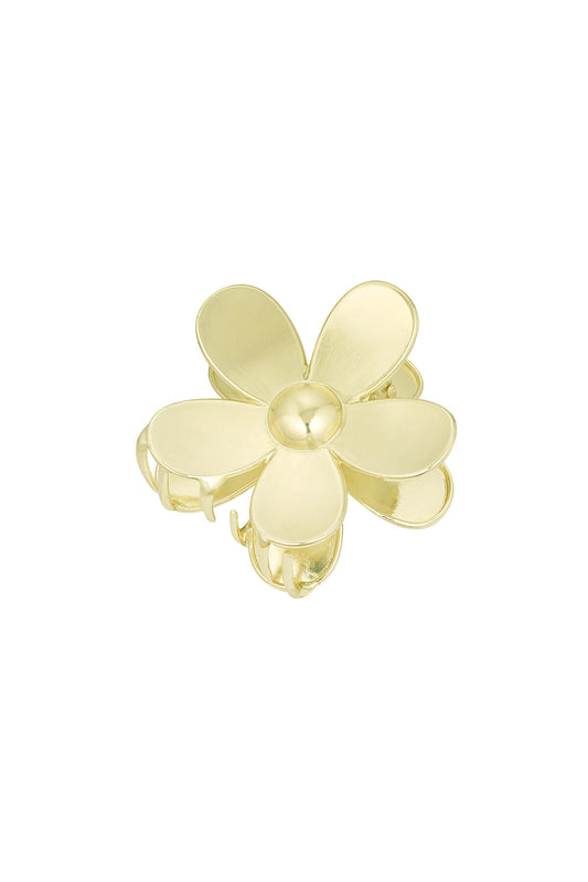 Elegant Gold Flower Hair Clip for Everyday Glam