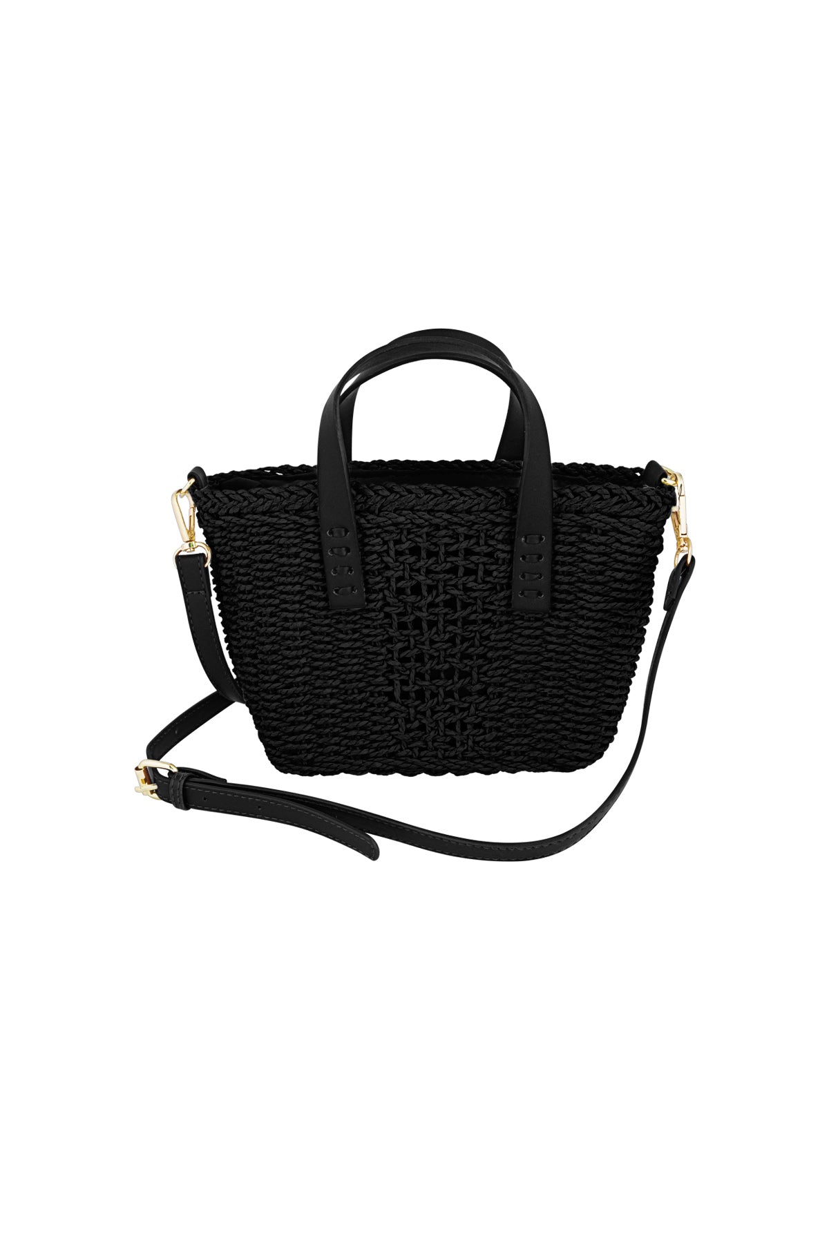 Elegant Paper Shoulder Bag in Black, Beige, Off-White