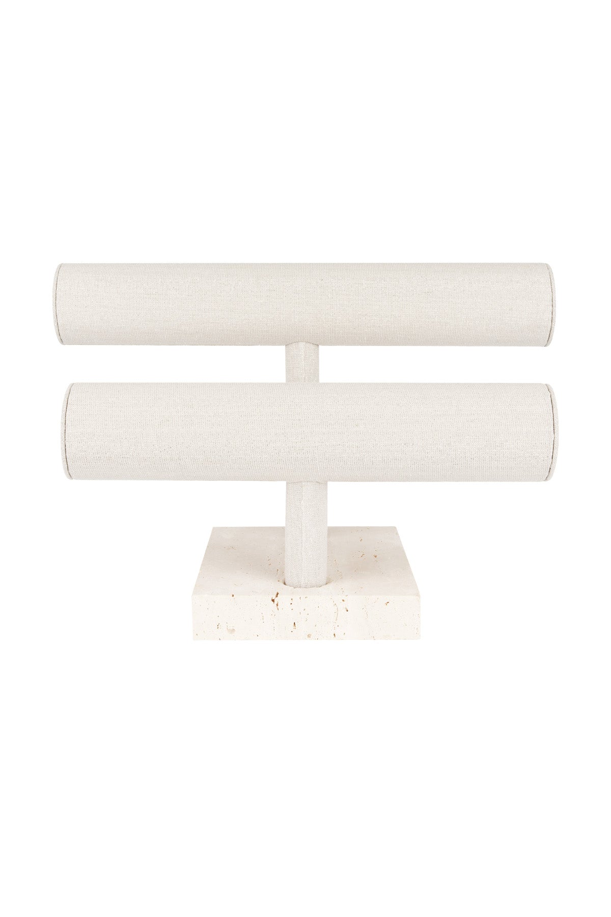 Elegant Off-White Bracelet Display for Daily Wear