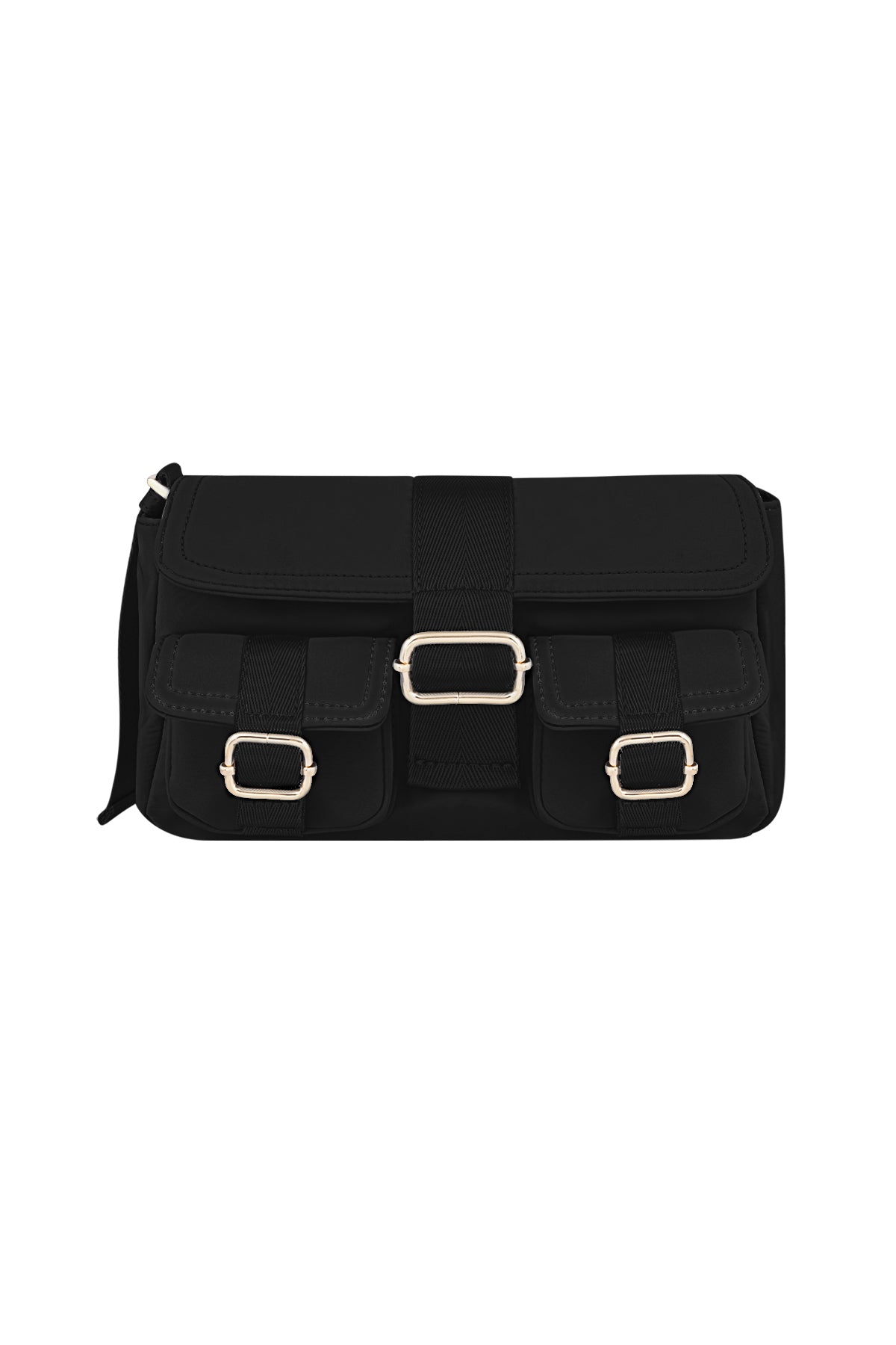Stylish Polyester Shoulder Bag in Pink, Blue, Black, Beige & Cream