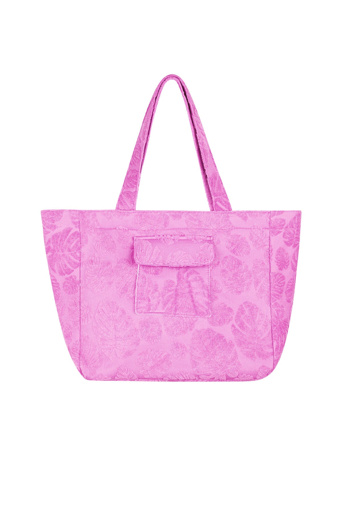 Stylish Polyester Shopper Bags in Pink and Green