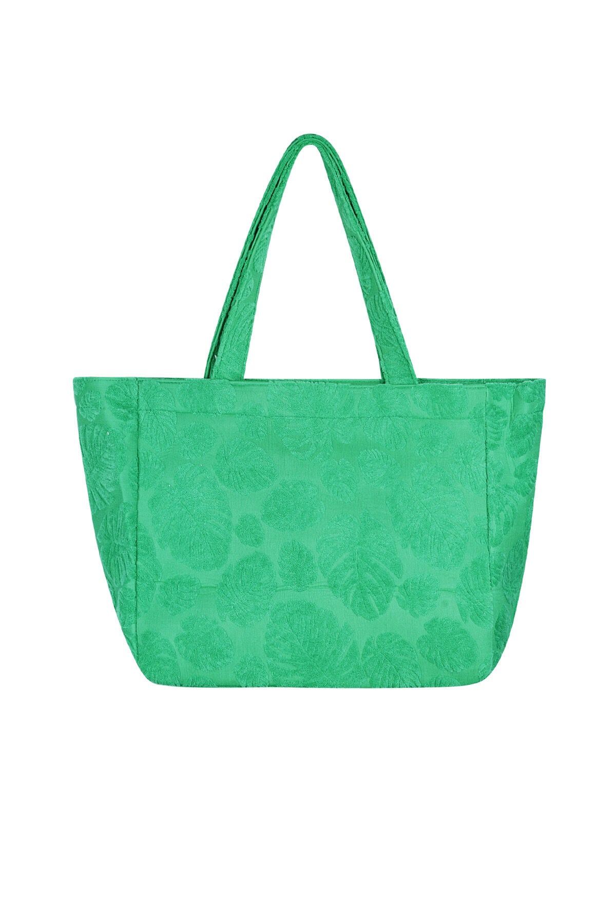 Stylish Polyester Shopper Bags in Pink and Green