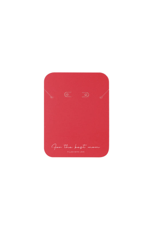 Elegant Pink & Wine Red Jewelry Cards for All Jewelry