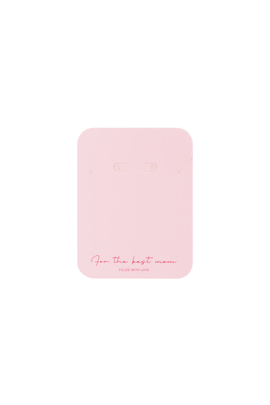 Elegant Pink & Wine Red Jewelry Cards for All Jewelry