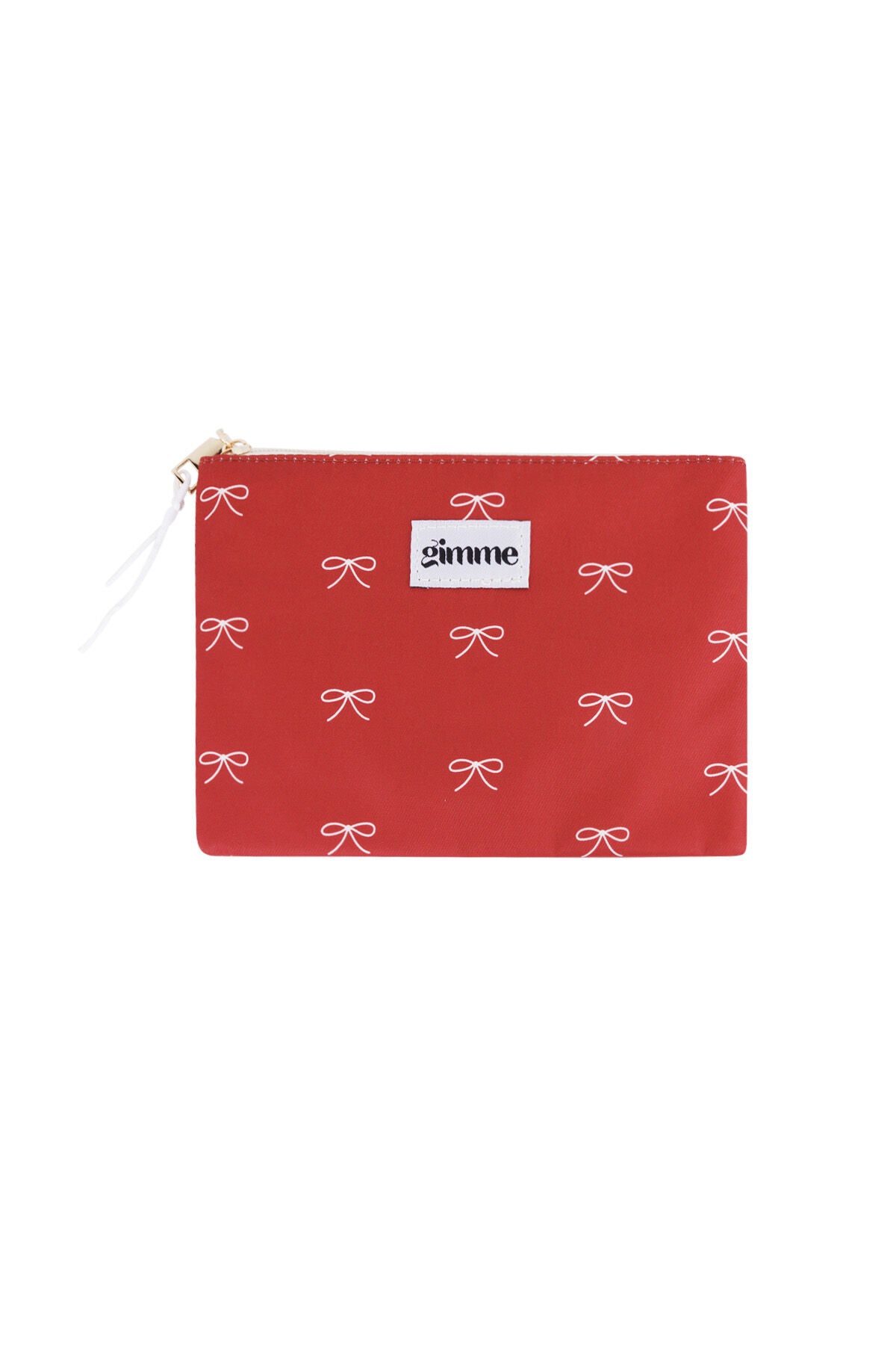 Stylish Red Daily Makeup Bag, All Fit Design