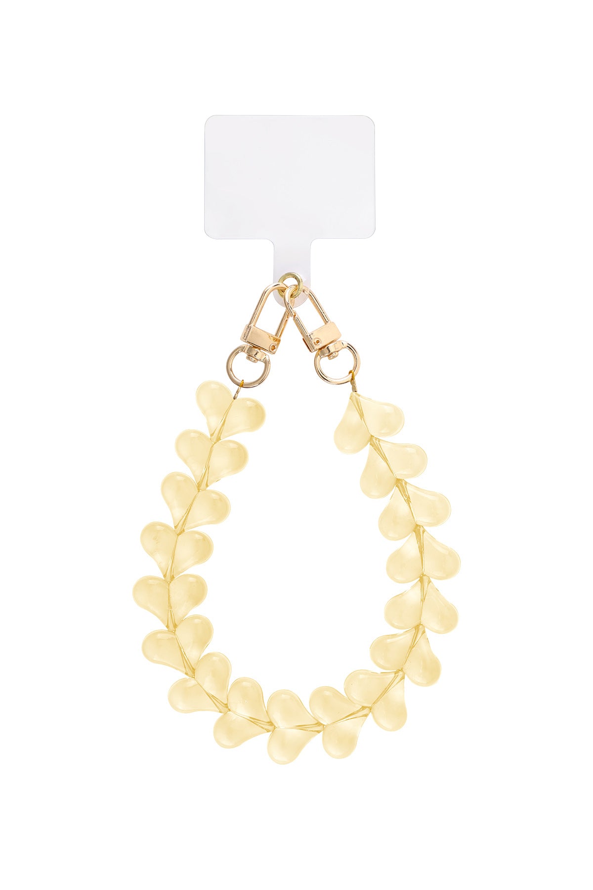 Chic Acrylic Phone Chains in Pastel Shades