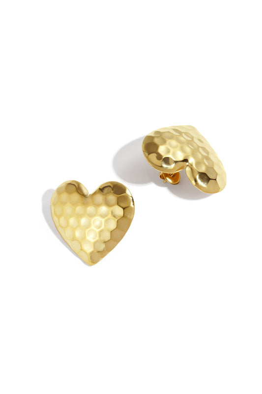 Stylish Heart Stud Earrings for Everyday Wear