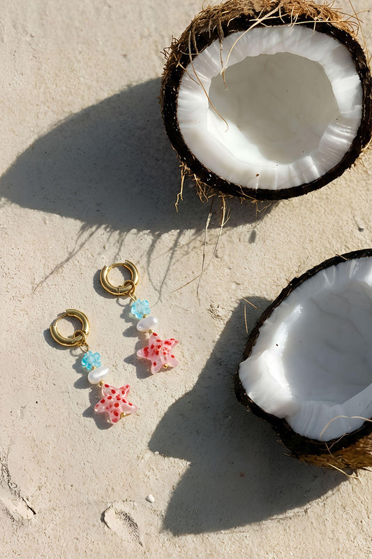 Charming Crystal Bead Earrings for Spring/Summer