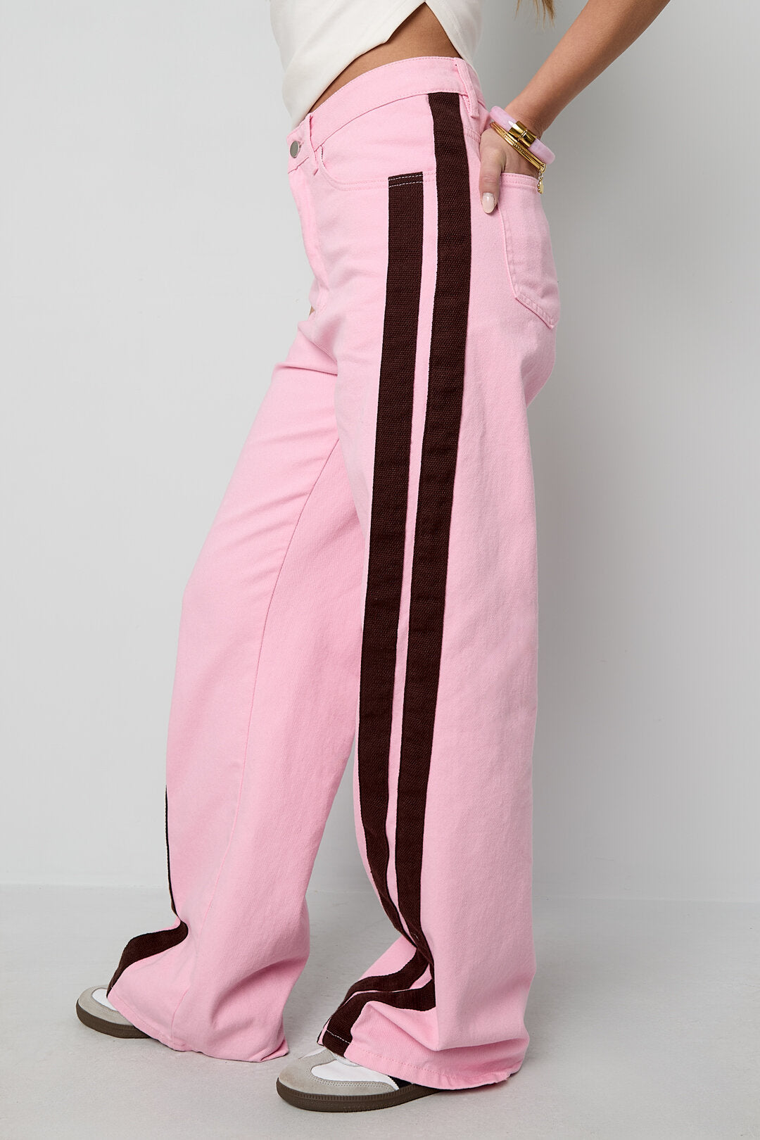 Statement Stripe Jean