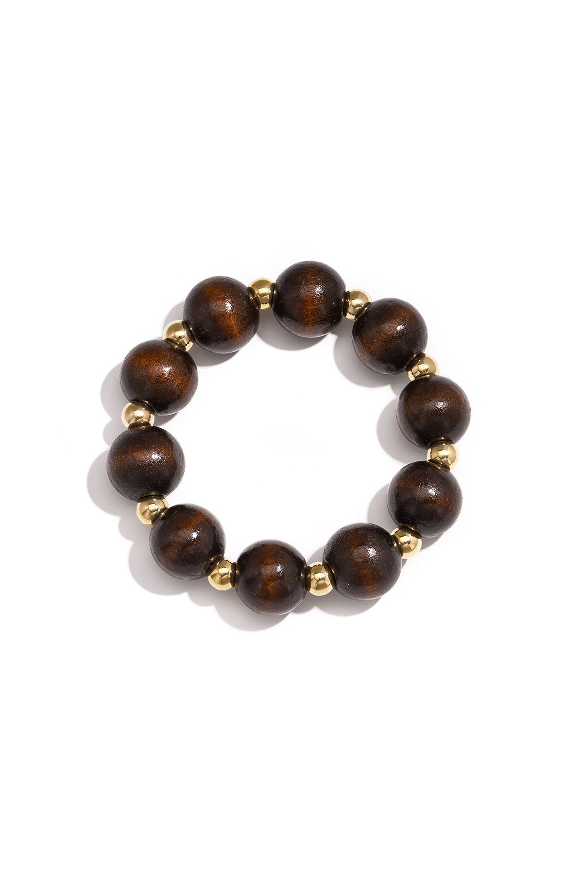 Chic Brown and Pink Beaded Bracelet for Everyday Elegance
