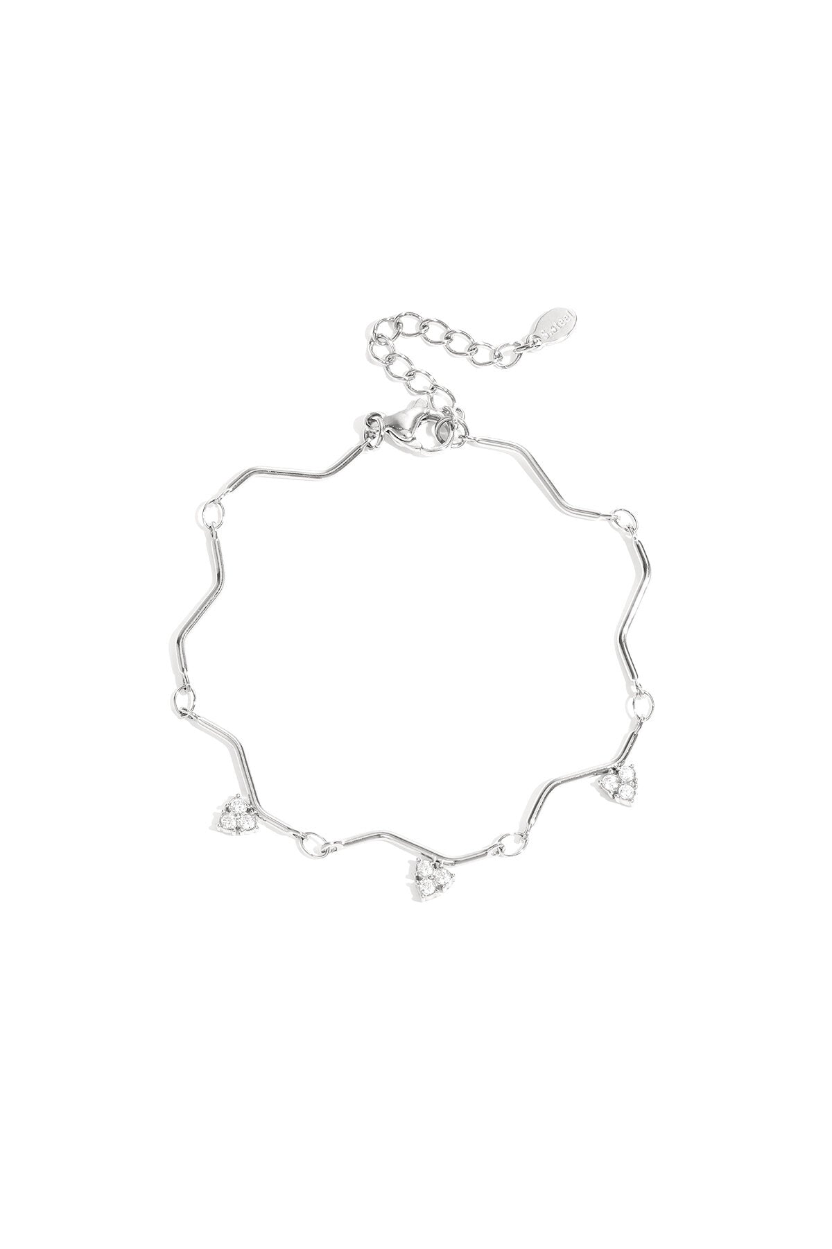 Elegant Heart Charm Bracelet for Women