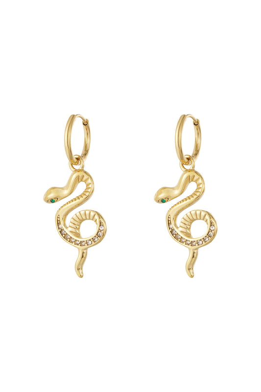Elegant Snake Drop Earrings for All Occasions