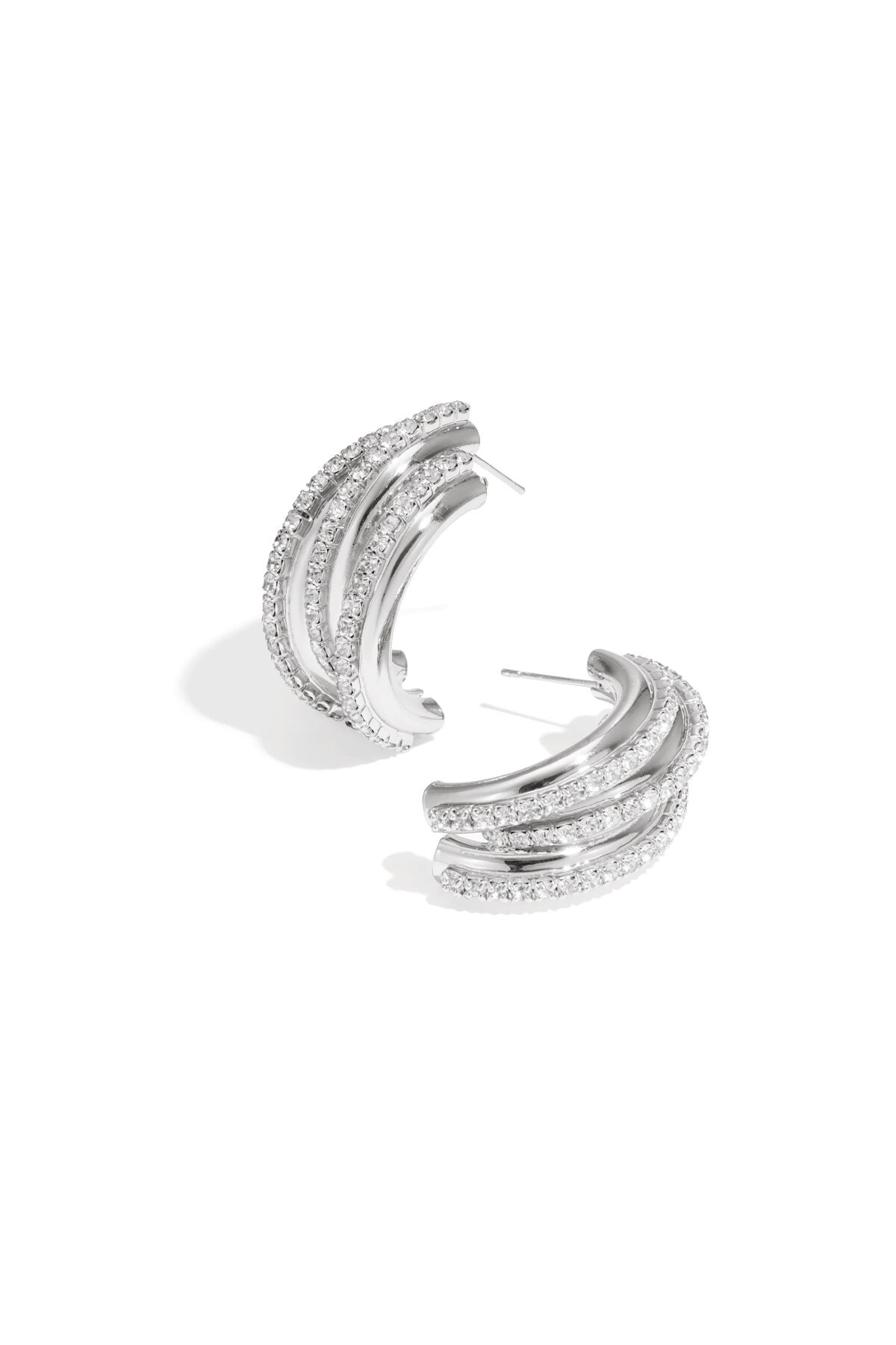 Elegant Irregular Shaped Stud Earrings for Party Wear