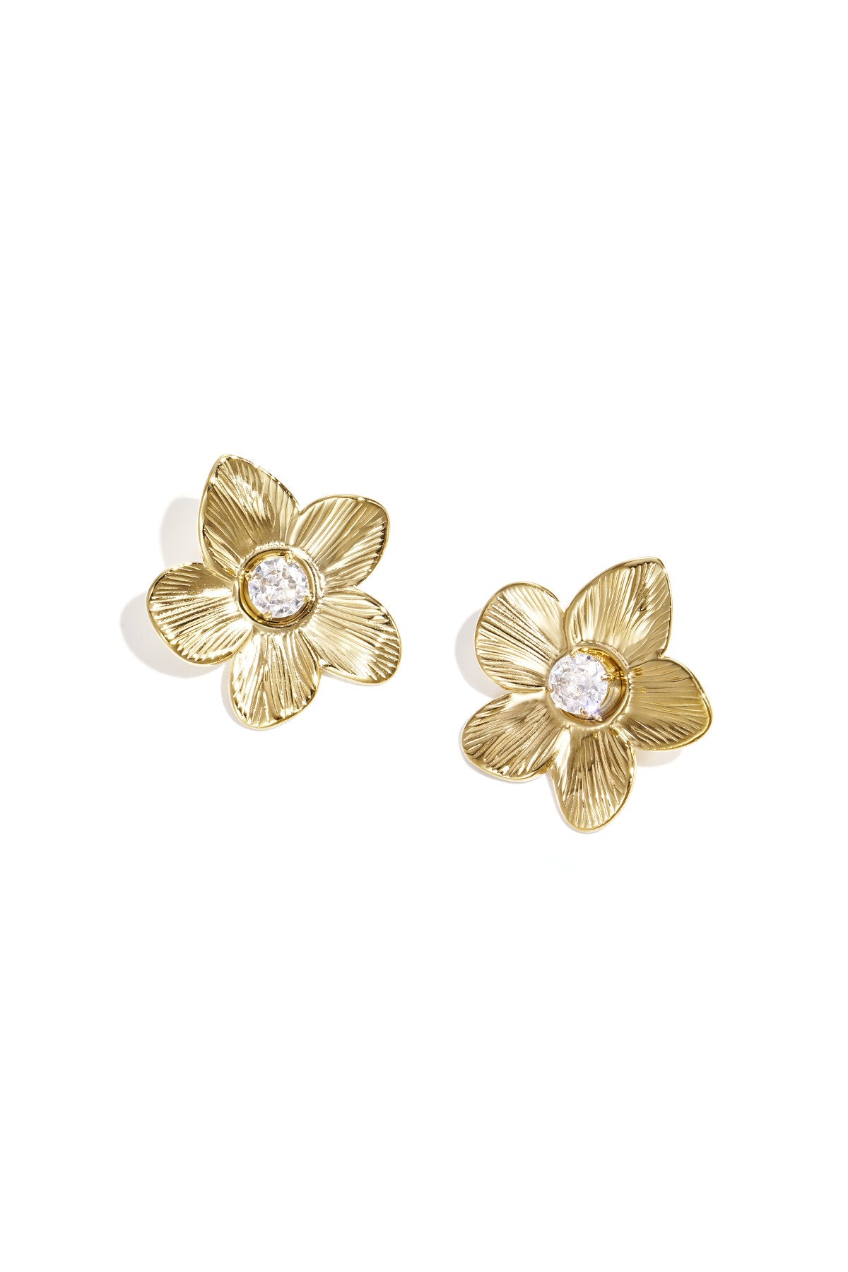 Elegant Flower Stud Earrings for Everyday Sparkle