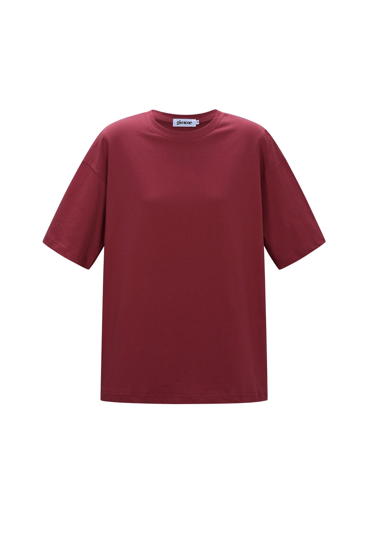 Gimme All Fit Casual Cotton T-Shirt in Orange & Red