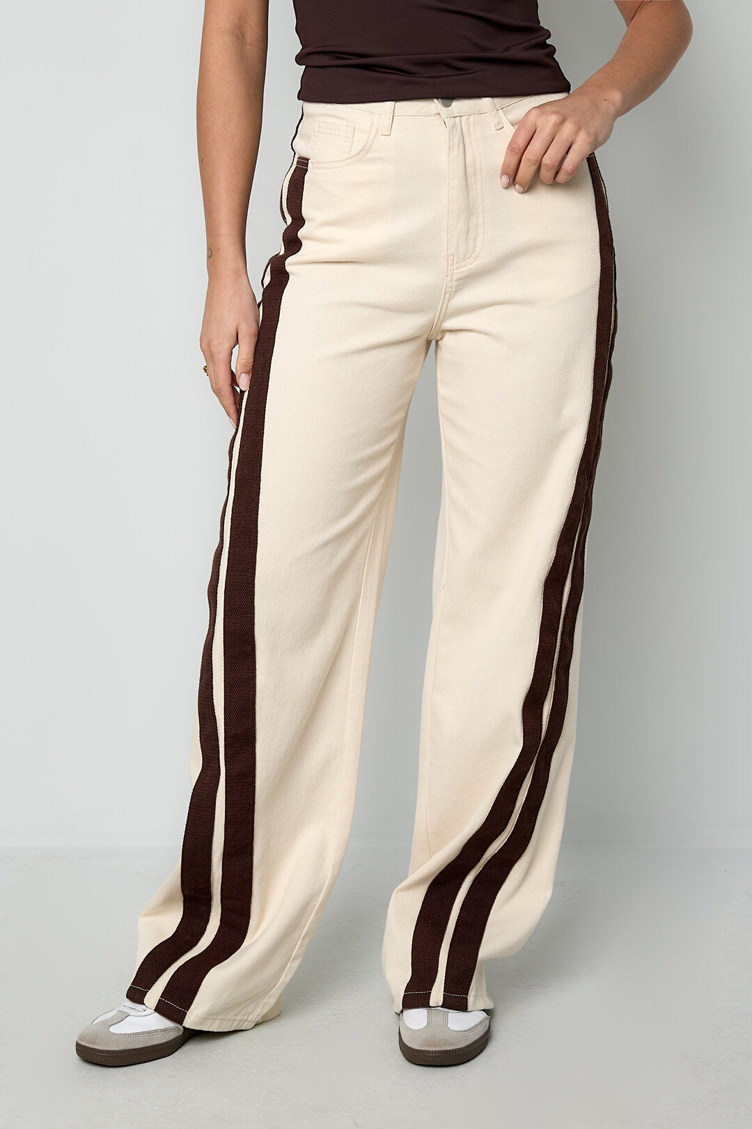 Statement Stripe Jean