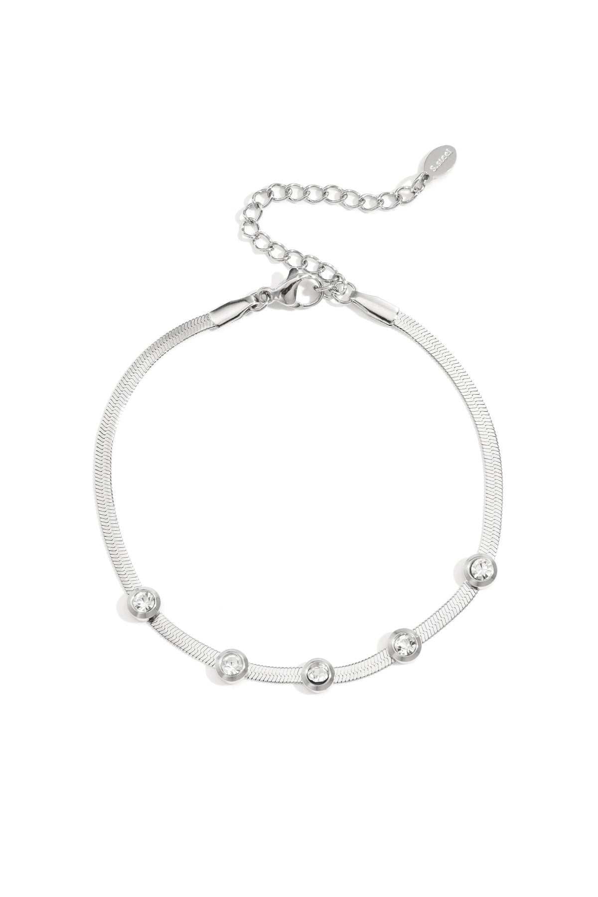 Elegant Rhinestone Chain Bracelets for Women