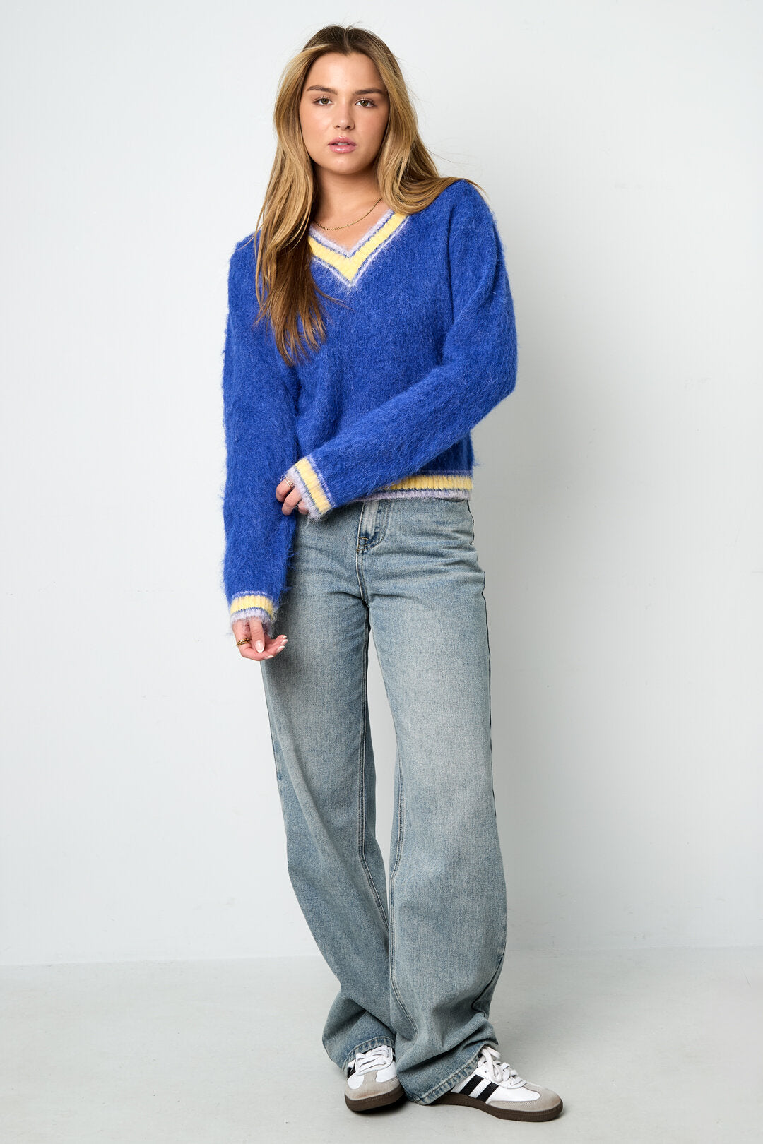 Cozy Wine Red, Blue, and Light Purple Knit Sweaters for Fall/Winter