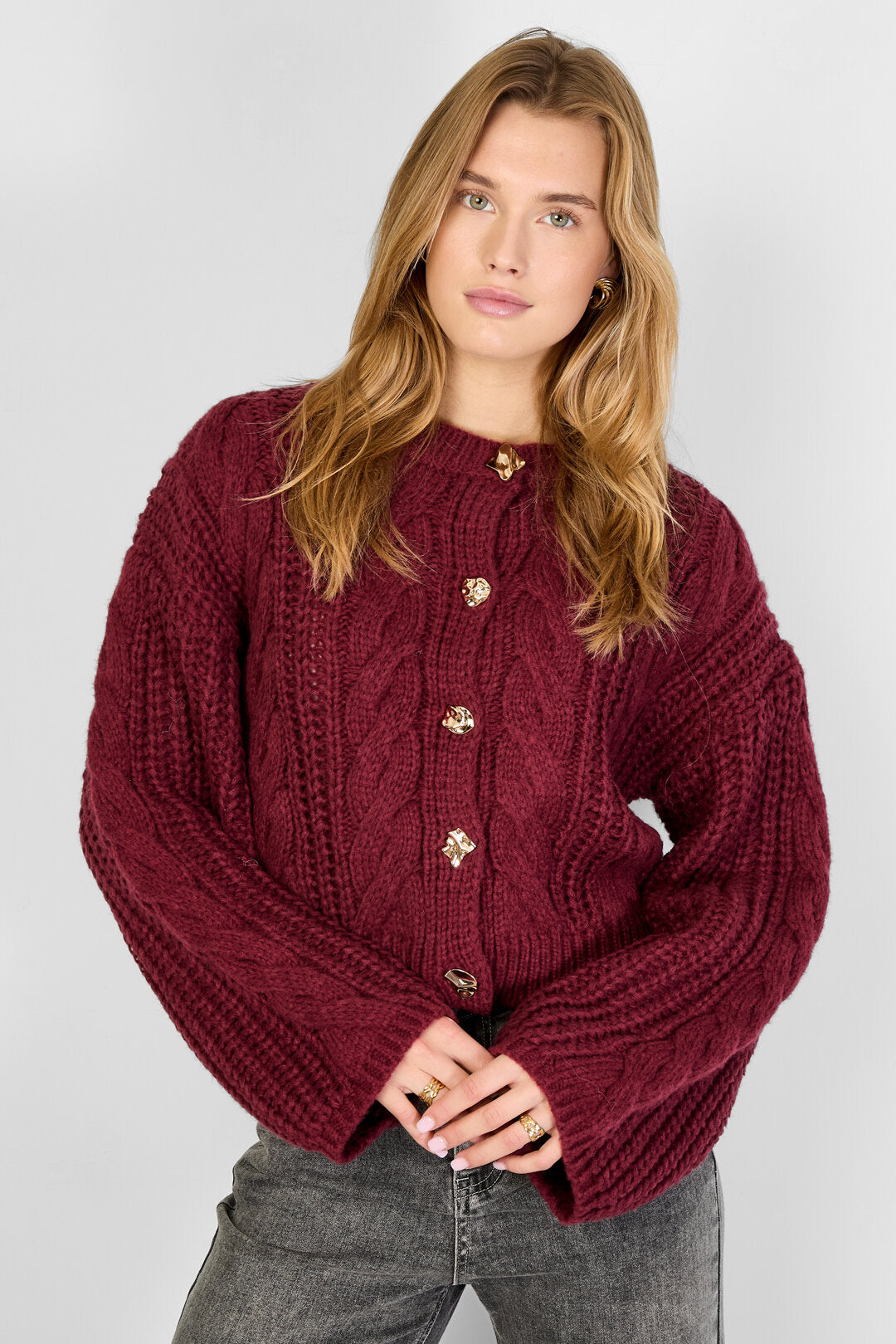 Elegant All-Season Knit Cardigan for Women