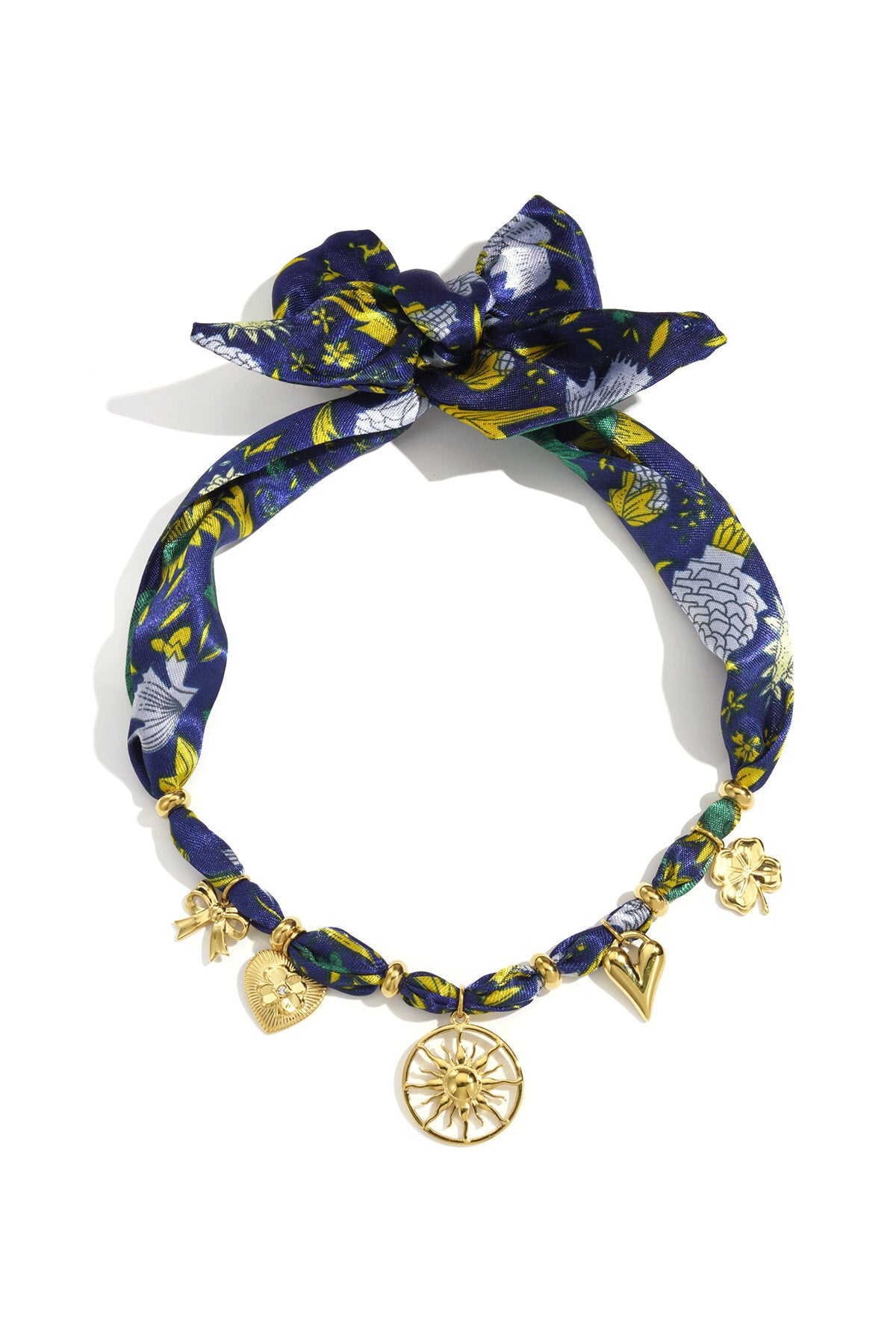 Elegant Blue Braided Necklace for Fall/Winter