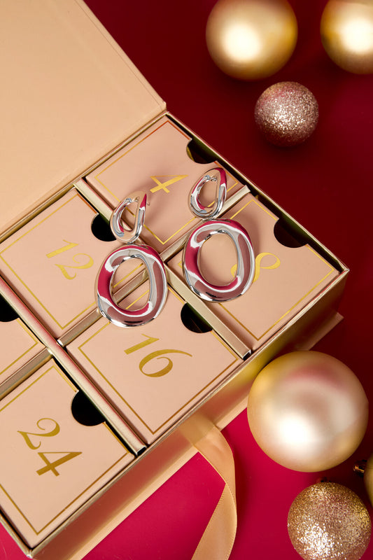 Stylish Stainless Steel Christmas Advent Calendar