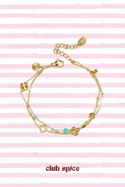 Chic Gold Charm Bracelet for Spring/Summer