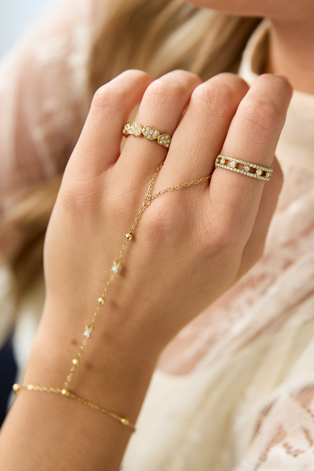 Minimalistische ringen van roestvrij staal, Circle Simple Daily Simple-serie, damessieraden.