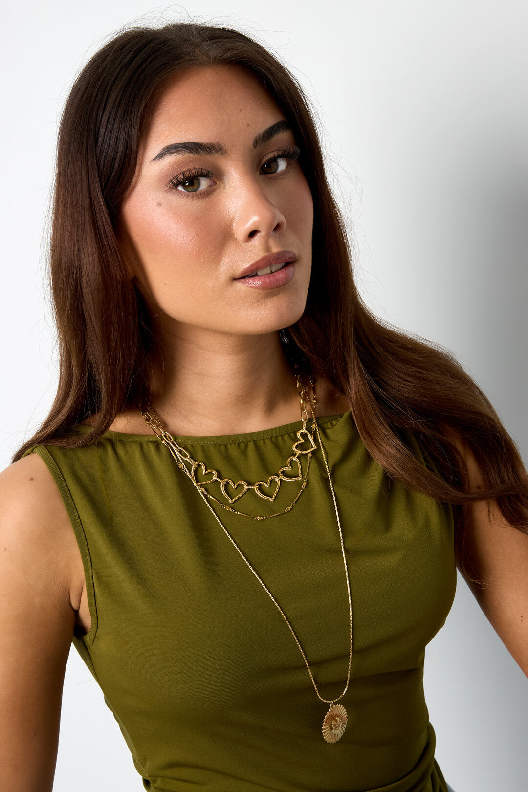 Elegant Heart Chain Necklace for Daily Wear