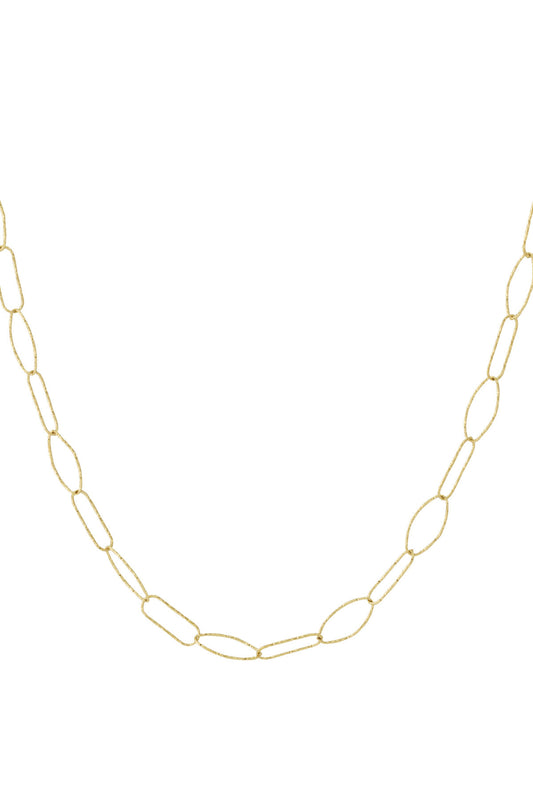 Elegant 304S Steel Chain Necklace, All Fit, Simple & Chic