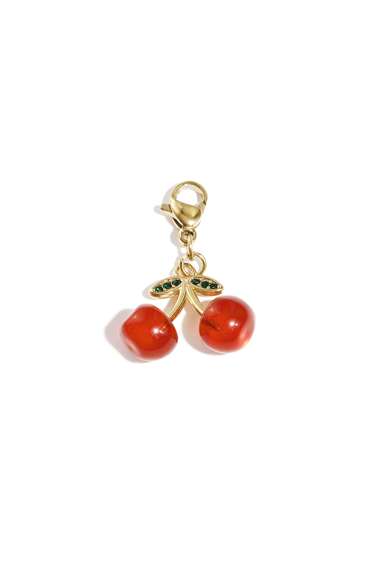 Chic Red Rhinestone Charm for All Jewelry