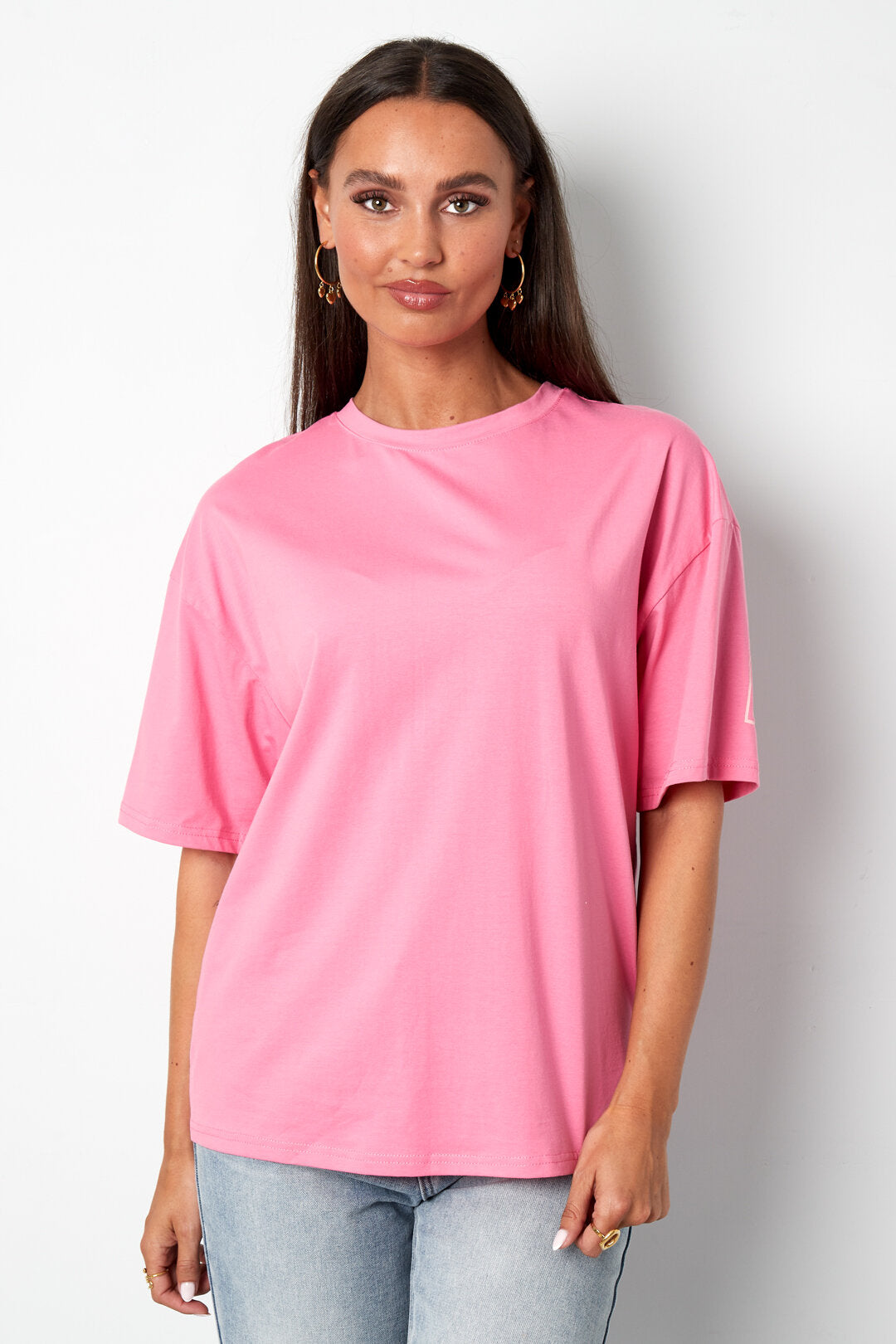 All-Fit Knitted Cotton T-Shirt in Vibrant Colors