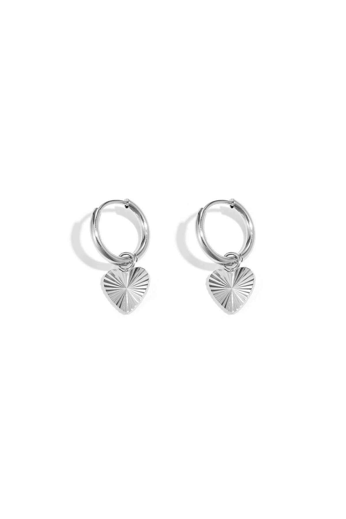 Elegant Heart-Shaped Drop Earrings for Everyday Glam