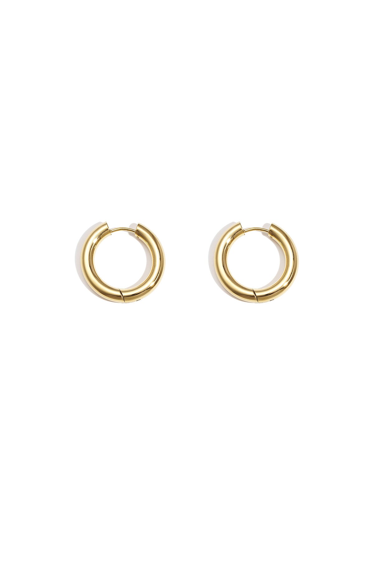 Stylish Stainless Steel Hoop Earrings for Everyday Wear
