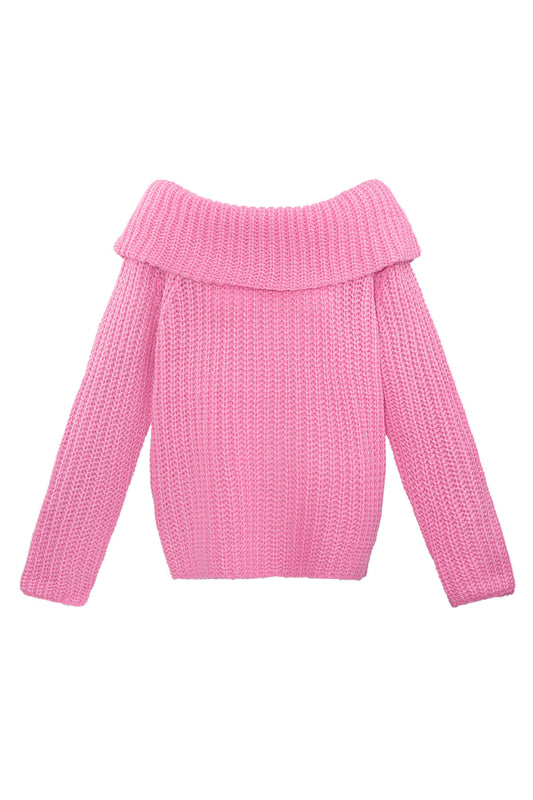 Gimme Recycled Polyester Blend Knit Sweater