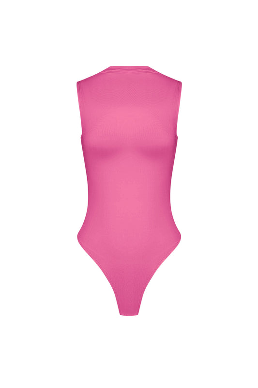 Elegant Bodysuit for Spring/Summer in Black, Fuchsia, Beige