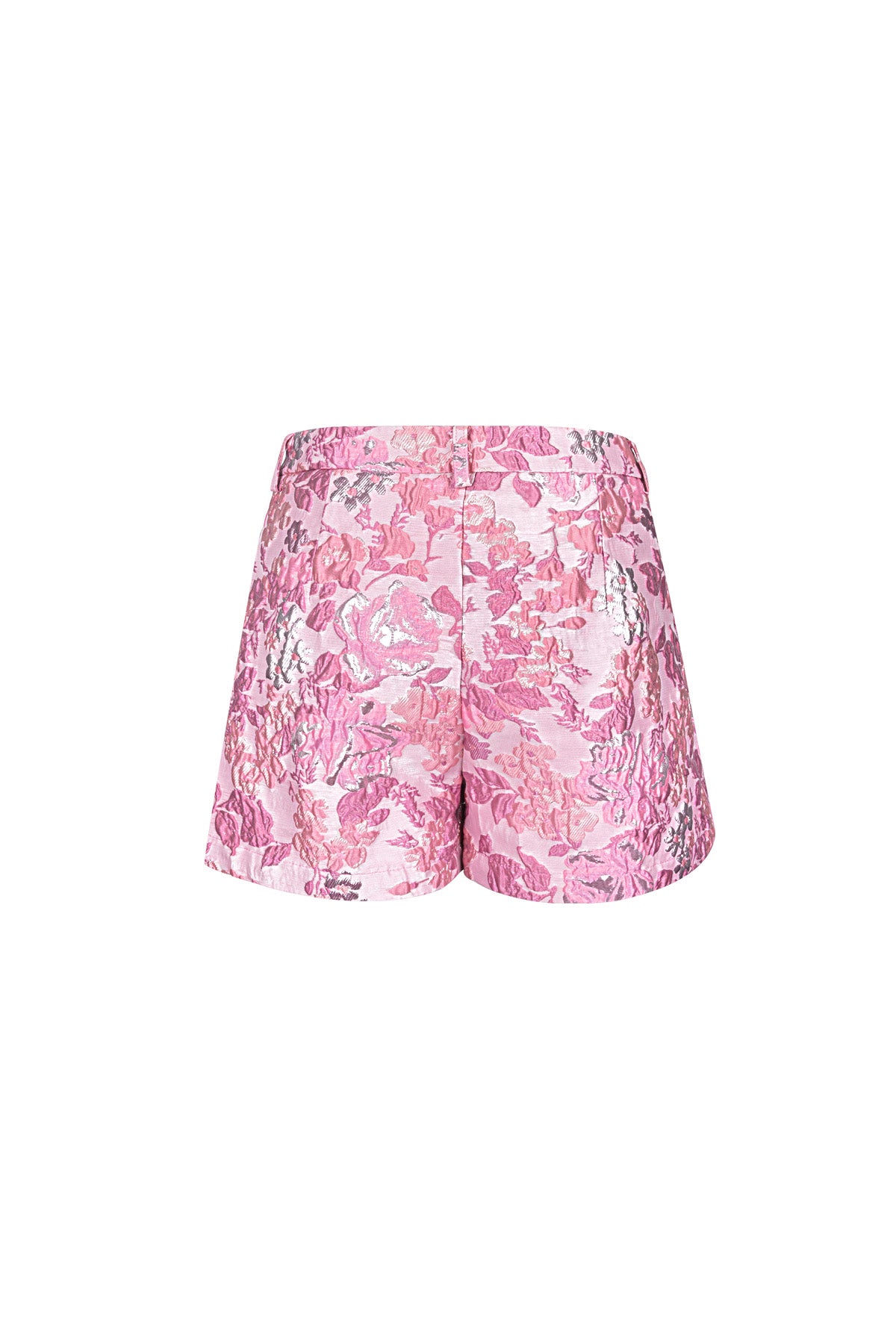 Elegant Floral Print Shorts for Spring/Summer
