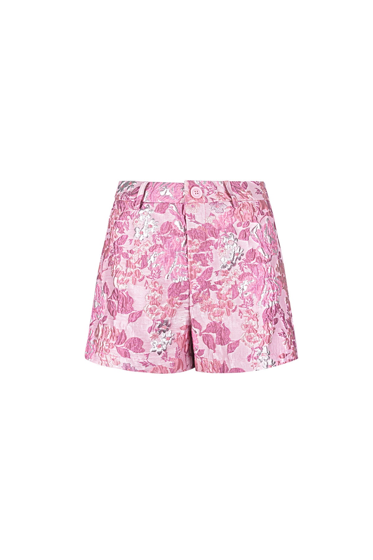 Elegant Floral Print Shorts for Spring/Summer