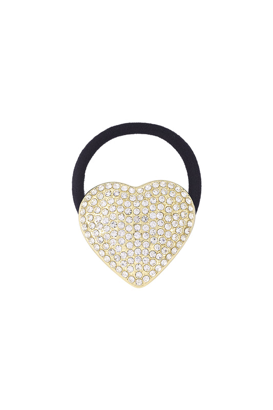 Stylish Pink and Gold Alloy Hair Ties for Elegance