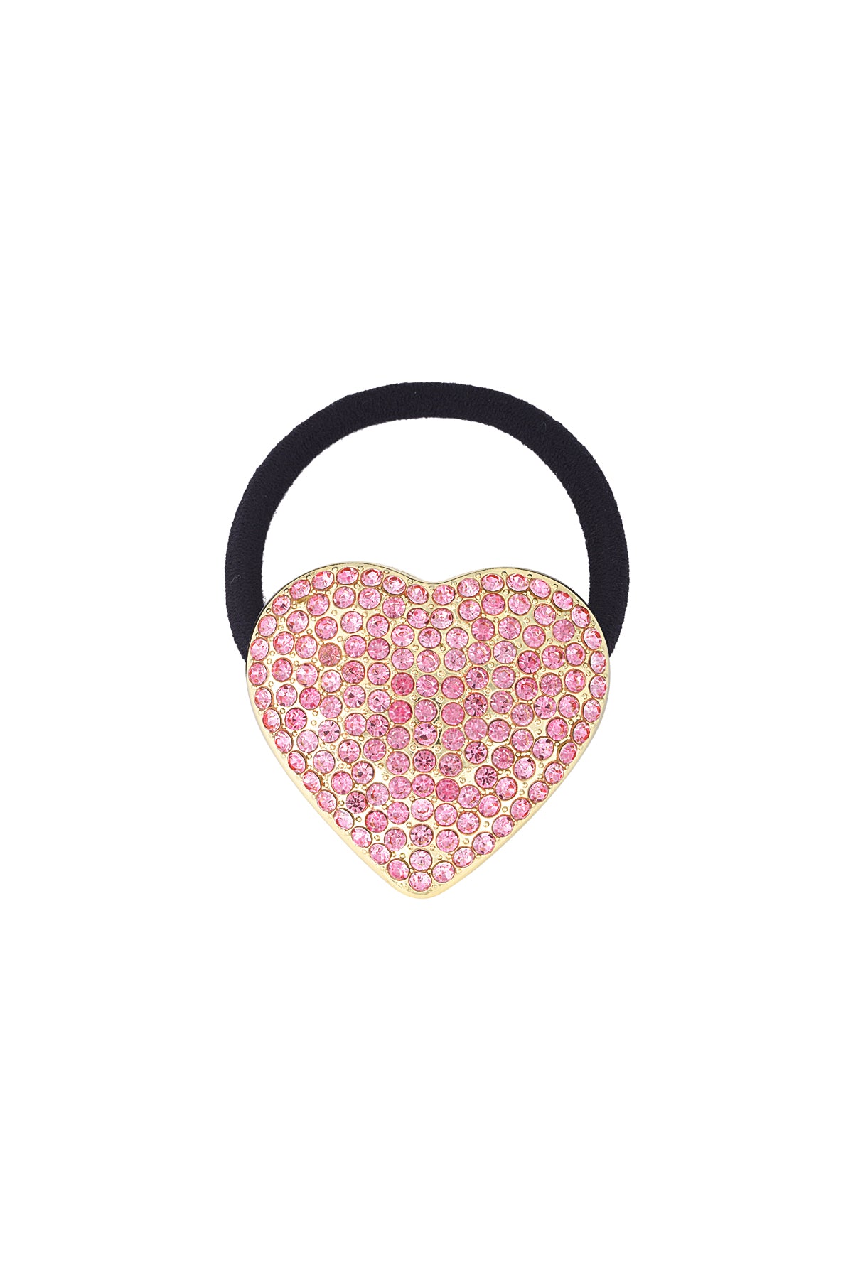 Stylish Pink and Gold Alloy Hair Ties for Elegance