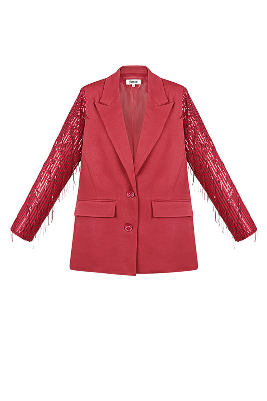 Stylish Pink, Red, Black Ladies' Suit Set
