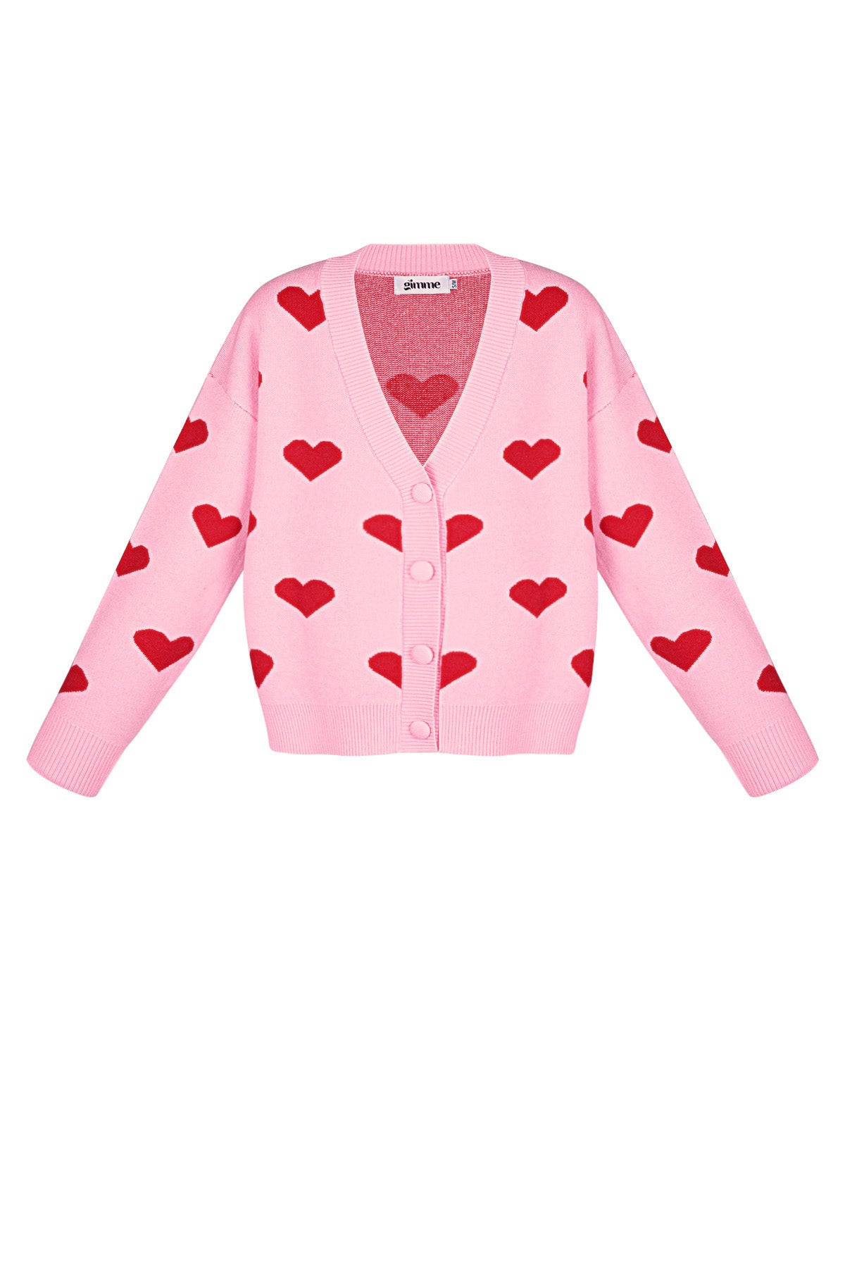 Cute Heart Knit Cardigan for Fall/Winter