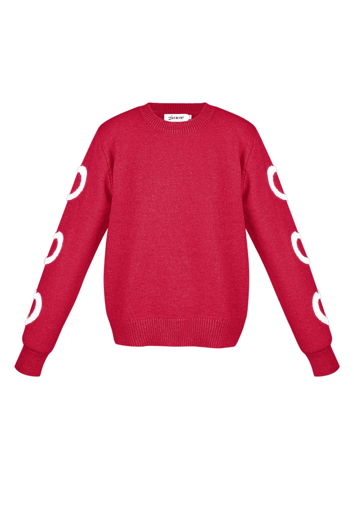 Cozy Knit Sweater for Fall Winter, Pink & Red Options